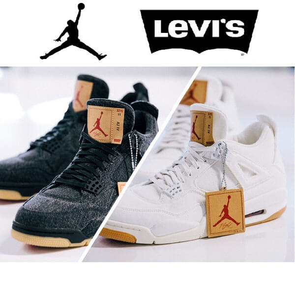 送関込 LEVI’S  AIR JORDAN 4 RETRO NRG LEVIS リーバイス 青/黑/白  201020A11