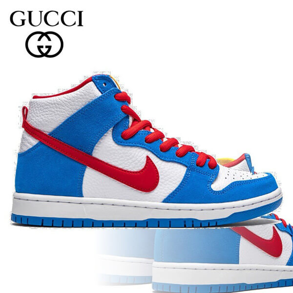 グッチ x Doraemon／ナイキSB Dunk High Doraemon スニーカースーパーコピーCI2692400