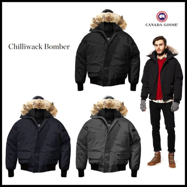 18-19AW 即発送料込 大人気 お洒落 カナダグース CHILLIWACK BOMBER 9010502