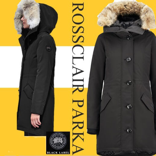 2019-20AW 黒ワッペン カナダグース スーパーコピー ROSSCLAIR PARKA BLACK LABEL 2580LB