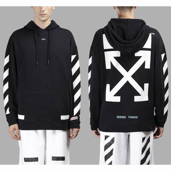 オフ ホワイト パーカー 激安 OFF WHITE ARROW OVER HOODIE 芸能人 20040221