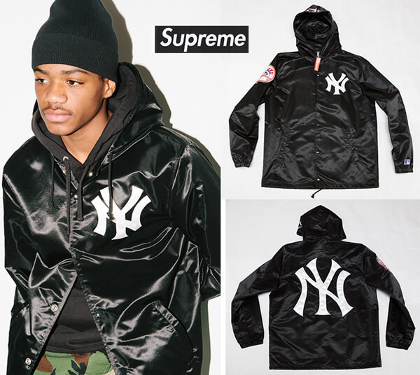 New York NY シュプリーム YANKEESナイキスーパーコピーコピー Satin Hooded Jacket201116B145