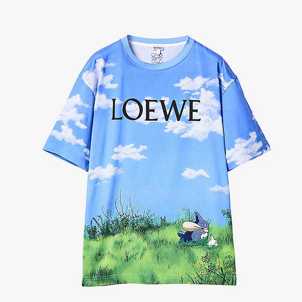 大人気【ロエベ】×となりのトトロ スーパーコピー ランドスケープ トトロ Tシャツ 21030516