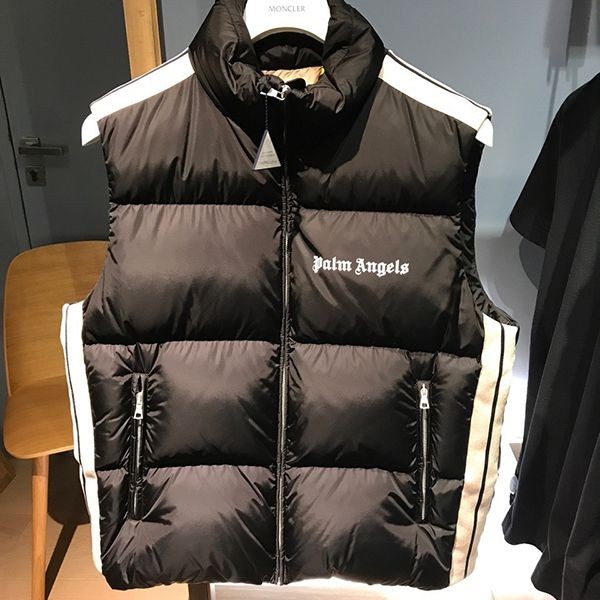 【モンクレール x Palm Angels コピー】Rodman Giletベスト 限定コラボ