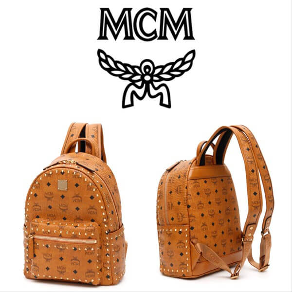 【エムシーエム エムシー エムリュック 偽物】Studded Stark Backpack24CO3