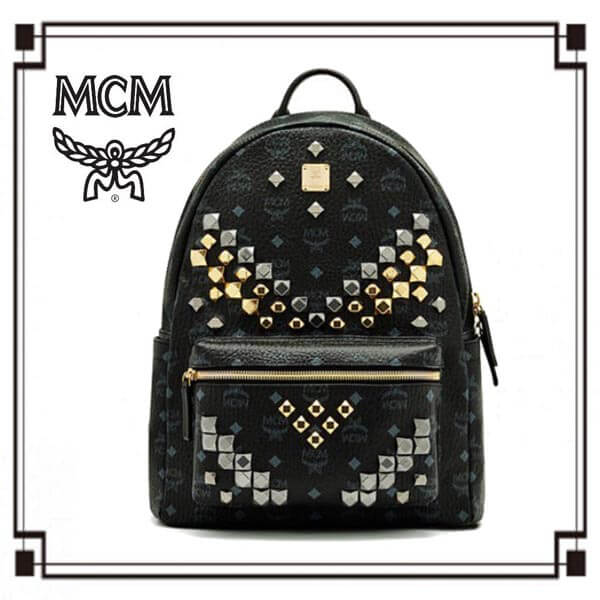 エムシーエム Stark M Stud Medium Backpack エムシーエムバックパック コピー28CA6