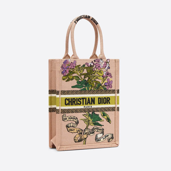 ディオール 偽物 BOOK TOTE バーティカルバッグ Fleurs Bibliques エンブロイダリー21030243