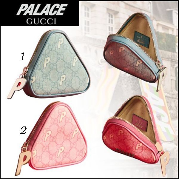 PALACE×グッチ 偽物 メンズOK シュプリームGG-P小銭入れ 2色 723144FAAZV4144