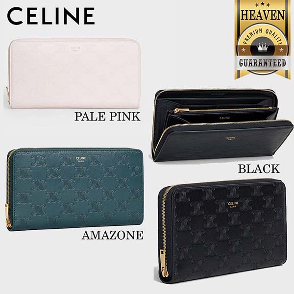 累積売上総額第１位！セリーヌLARGE ZIPPED WALLET_10B553BFU