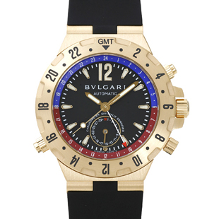 ブルガリ ディアゴノ プロフェッショナル GMT GMT40GVD 新品メンズ