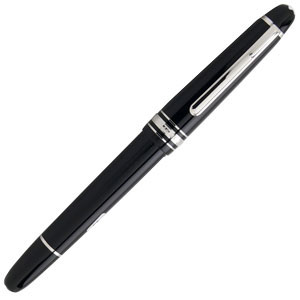 MONTBLANC [ モンブラン ]　P145　マイスターシュテック　プラチナライン　クラシック　ショパン　万年筆　F[細字]　ブラック／プラチナ