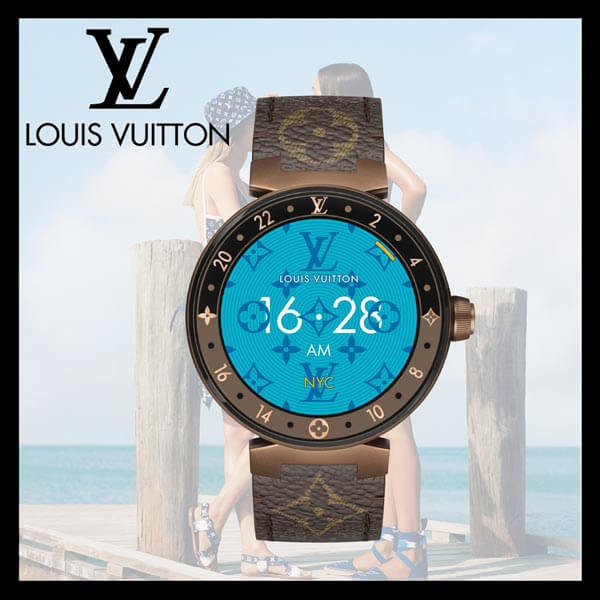 ルイヴィトン スマートウォッチ コピー【LV】TAMBOUR HORIZON モノグラム BROWN 42 モノグラム ブラウン 腕時計 21042903