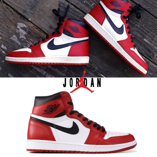 ナイキ エアージョーダン シカゴ スニーカー コピー  JORDAN 1 RETRO HIGH OG "CHICAGO" - エアジョーダン1 シカゴ201017a07