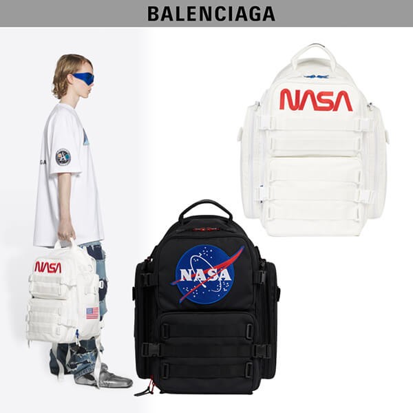 バレンシアガ NASAロゴ SPACE バックパック偽物  21062521